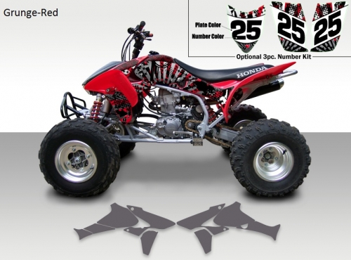 Honda trx450r graphic kits #7