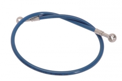 Streamline Rear Steel Braided Brake Line Blue Suzuki LT-R 450