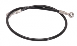 Streamline Rear Steel Braided Brake Line Black Yamaha YFZ 450R and 450X