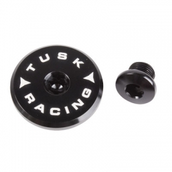 Tusk Billet Aluminum Engine Plug Kit Black Suzuki LT-R 450